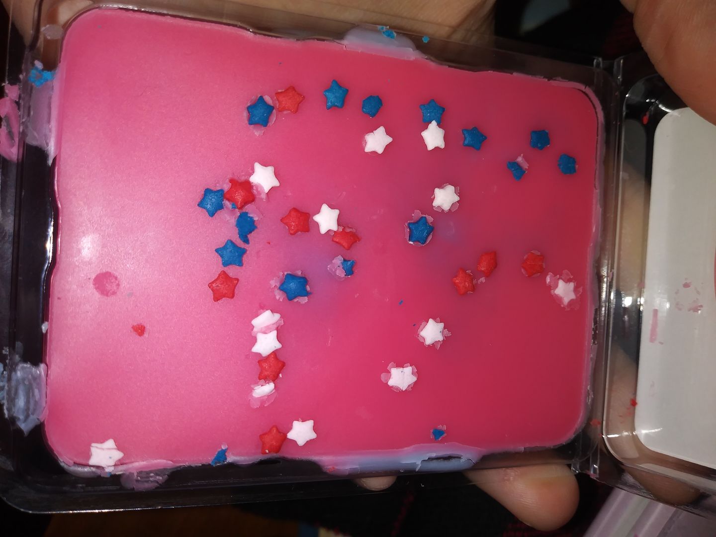 Customer photo review of Razz Boom Bam Pop! Wax Melts
