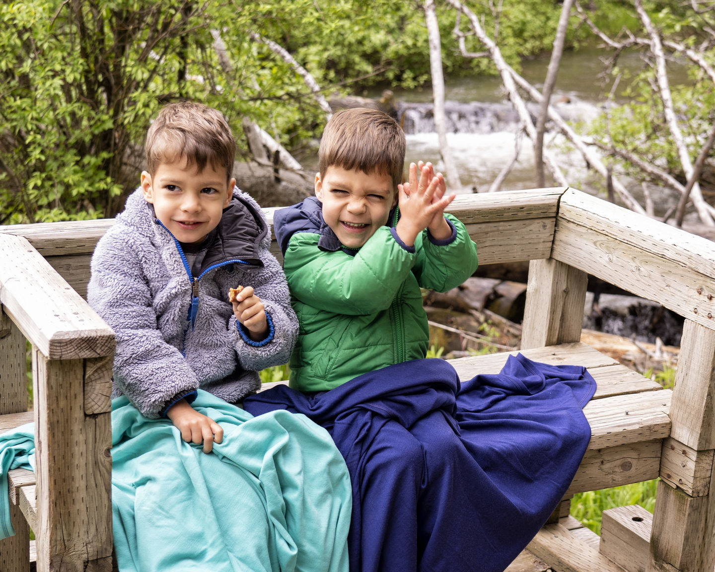 Customer photo review of adventure blanket
