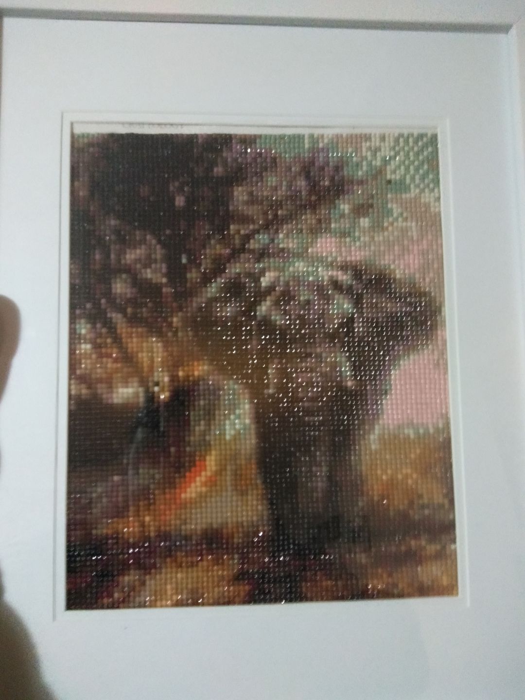 Customer photo review of Elephant - Diamond Painting Kit
