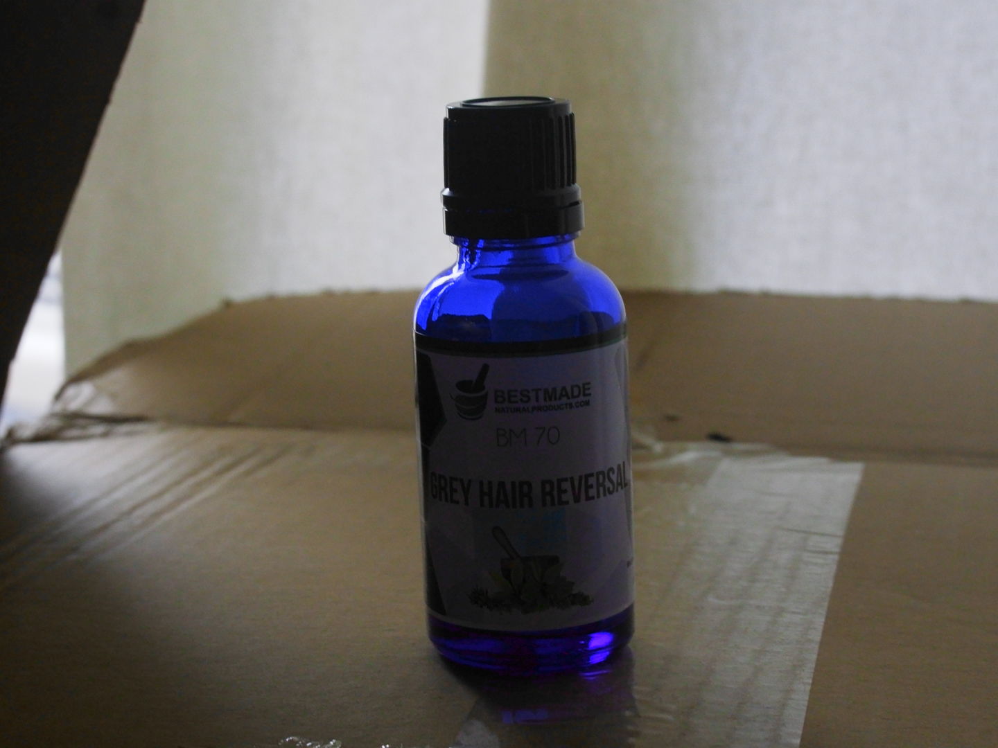 Customer photo review of Natural Grey Hair Reversal Remedy (BM70)