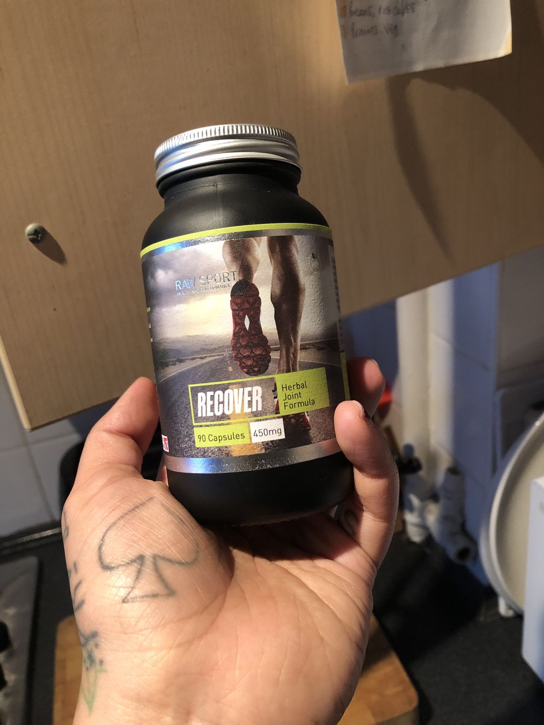 Customer photo review of Herbal recover joint formula 90 Capsules