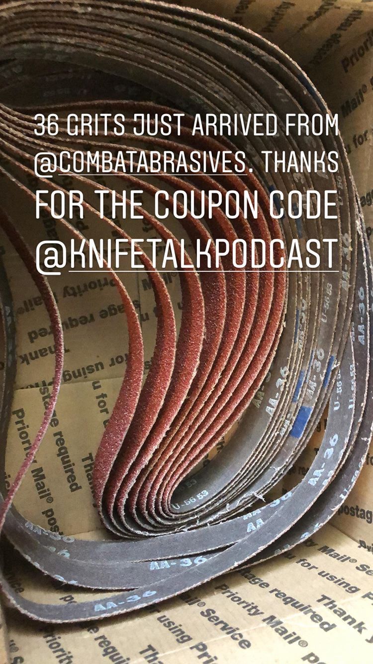 Customer photo review of 1" x 30" Sanding Belts for Profiling & Sharpening