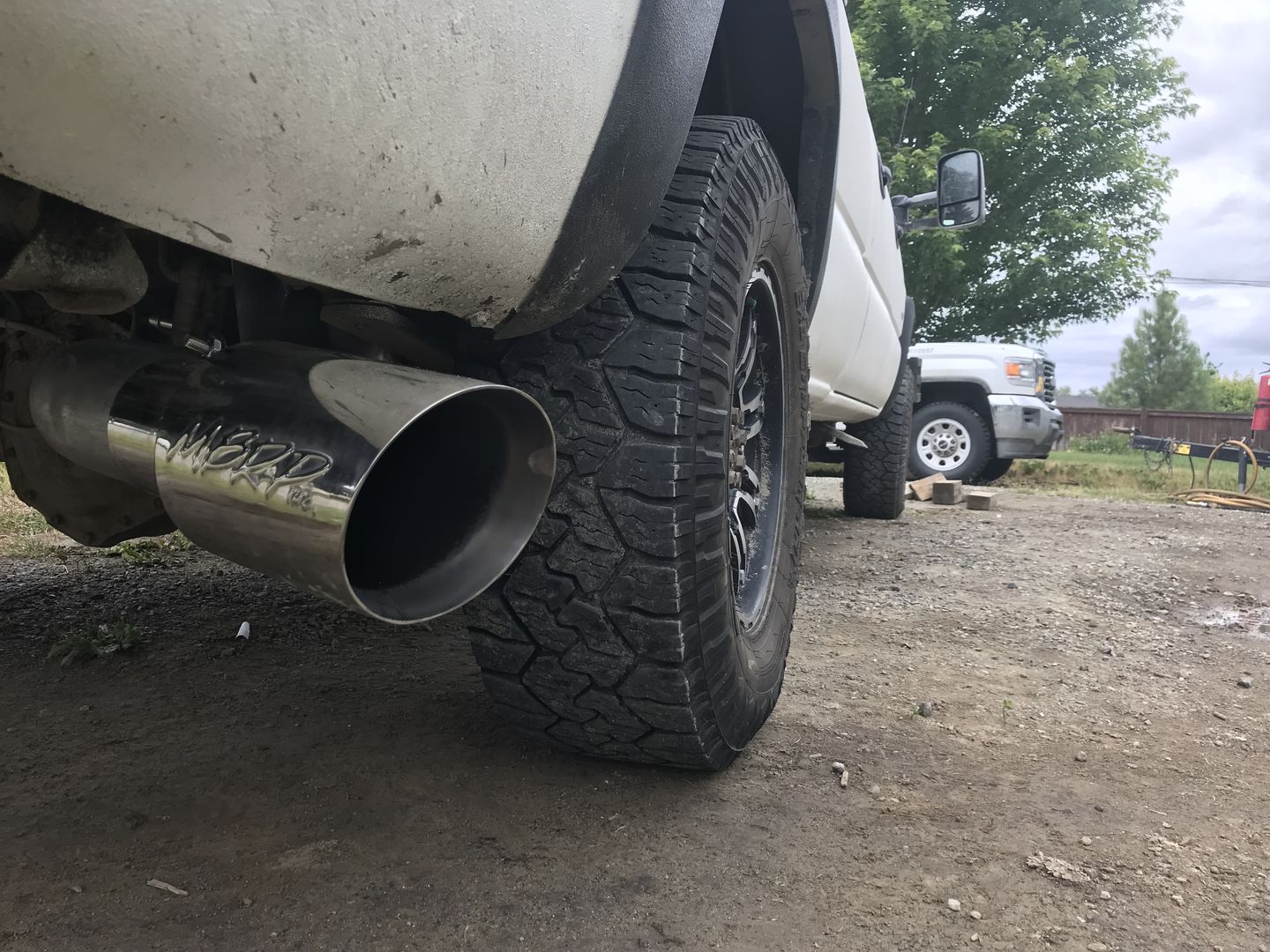Customer photo review of 2001-2007 Duramax 4" Downpipe Back Exhaust - No Muffler (FLO-801NM)