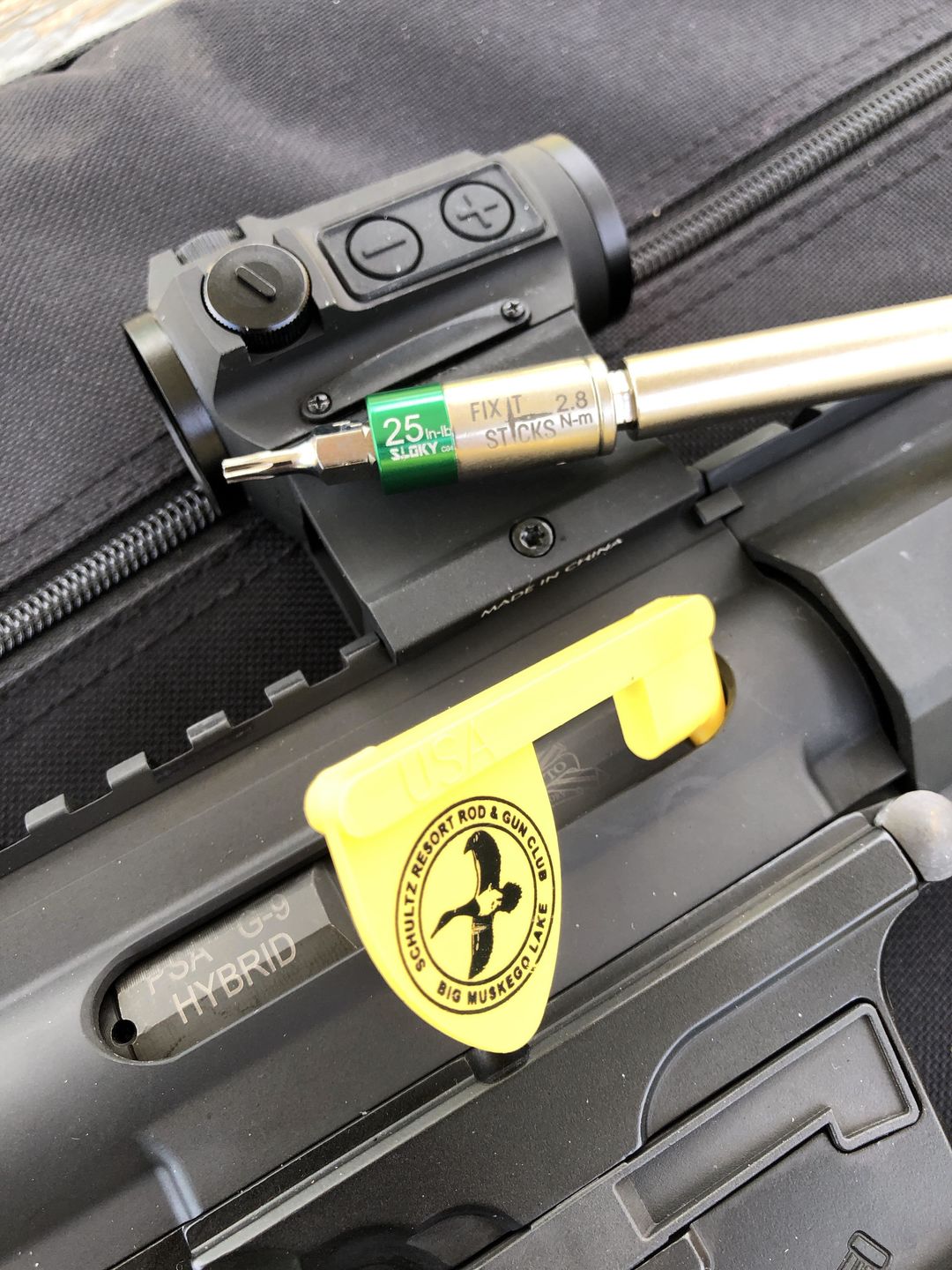 Customer photo review of 65, 45, 25 & 15 Inch Lbs Kit With Deluxe Case, T-Handle, and Extended Bit