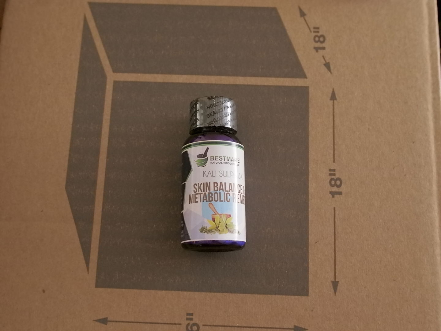 Customer photo review of Kali Sulphuricum 6x | Skin Balance & Metabolic Remedy