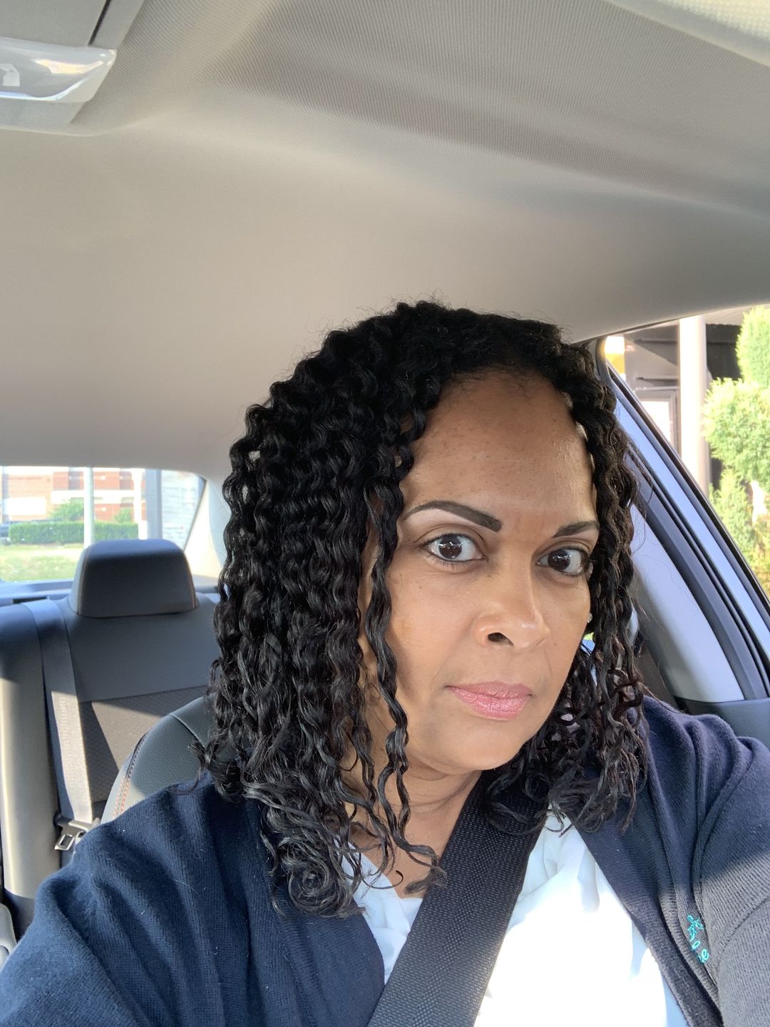 Customer photo review of Curly Hair Shampoo with Aloe Vera for Moisturizing Hair with Lavender Fragrance