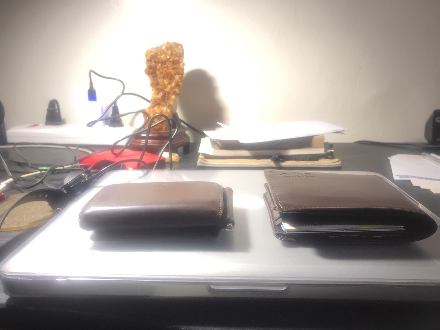 Customer photo review of Leather L-Shape Brown