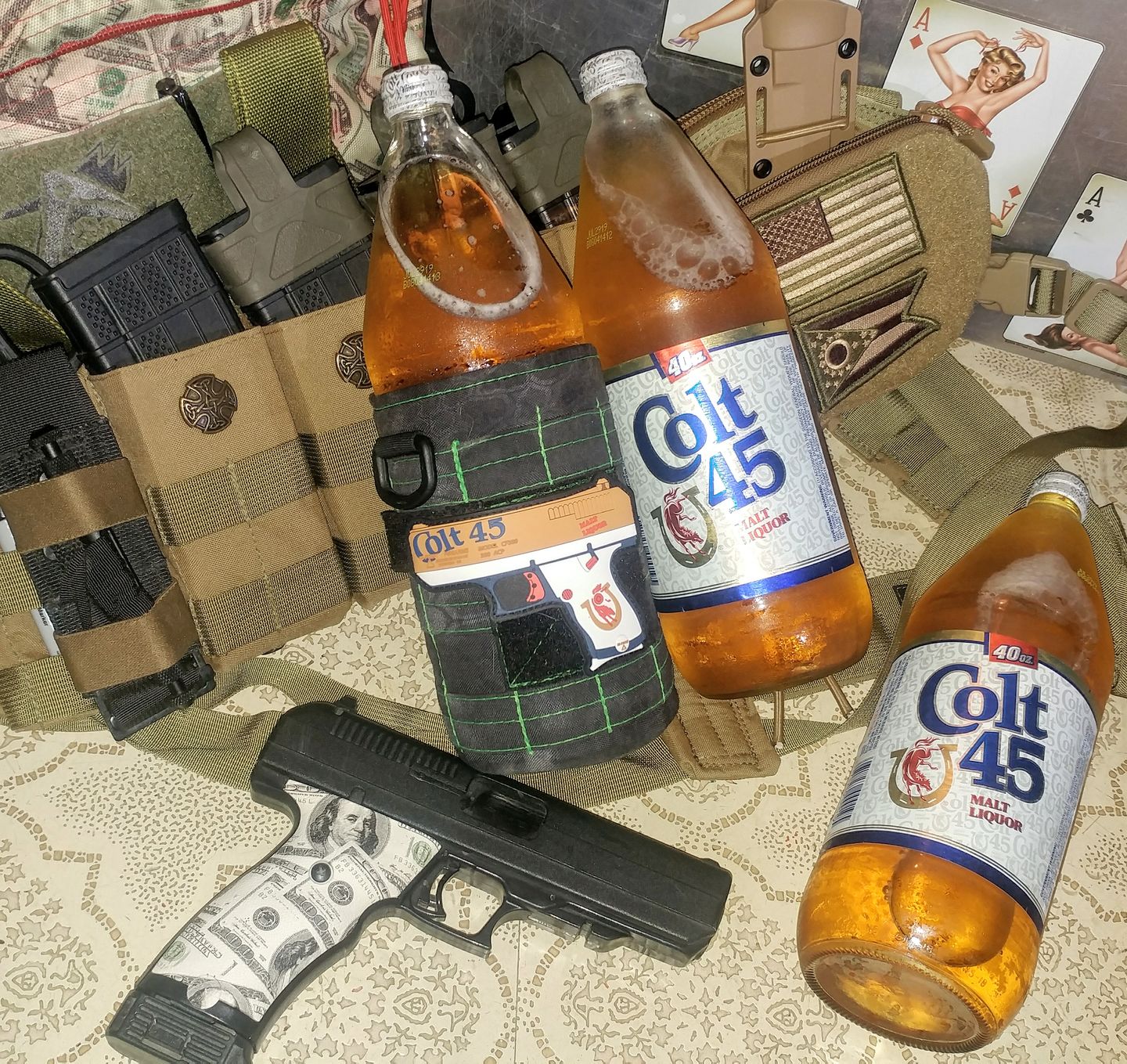Customer photo review of Colt 45 Hi-Point Morale Patch