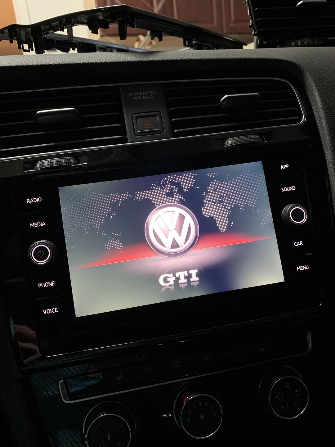 Customer photo review of VW MK7 Golf/GTI/GolfR/E-Golf 8" Glass Display Retrofit Kit (Nav/Non Nav)