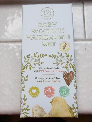 Customer photo review of Baby Hair Brush and Comb Set
