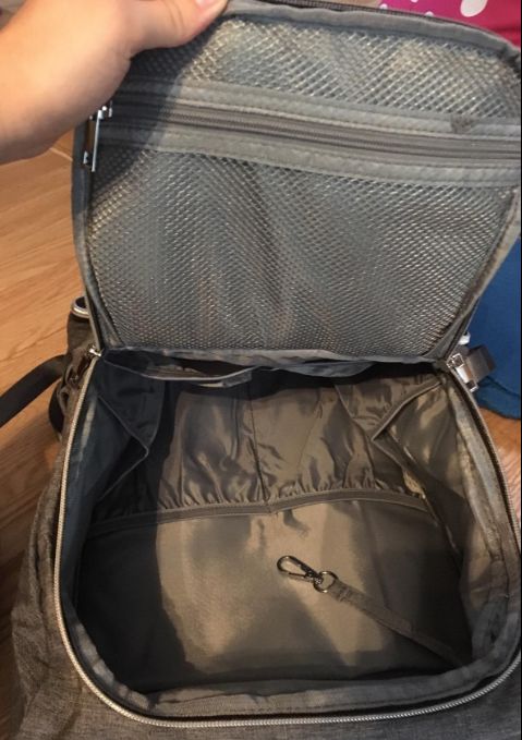 Customer photo review of Explorer Diaper Backpack (40% Off NOW!)
