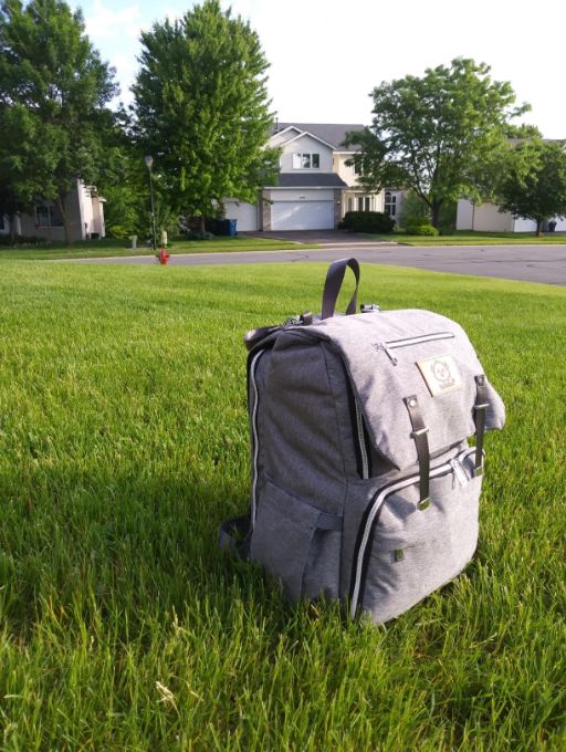 Customer photo review of Explorer Diaper Backpack (40% Off NOW!)