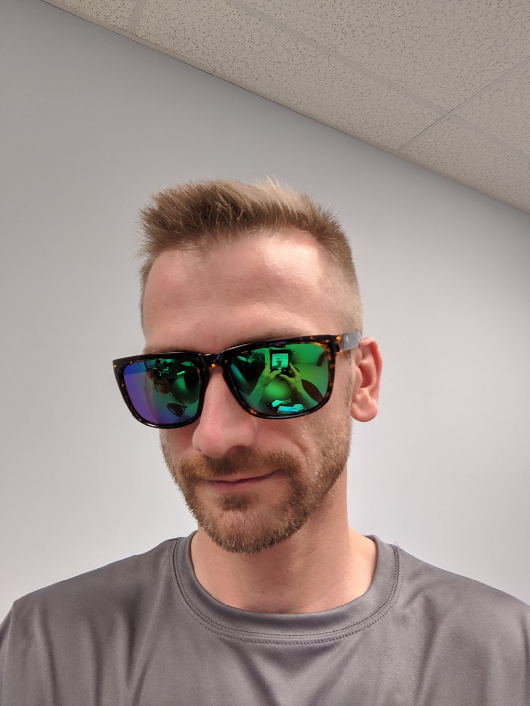 Customer photo review of Golden Hour - Seafoam Mirror