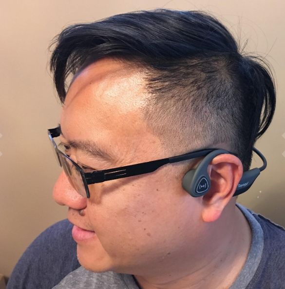 Customer photo review of Bone Conduction Bluetooth Headphone for Sports S2