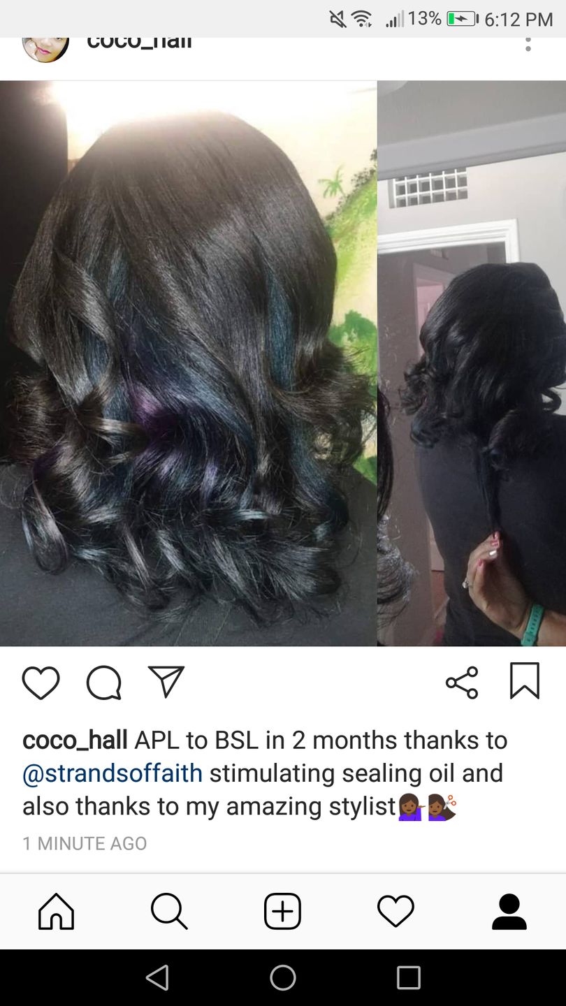 Customer photo review of Stimulating Sealing Oil