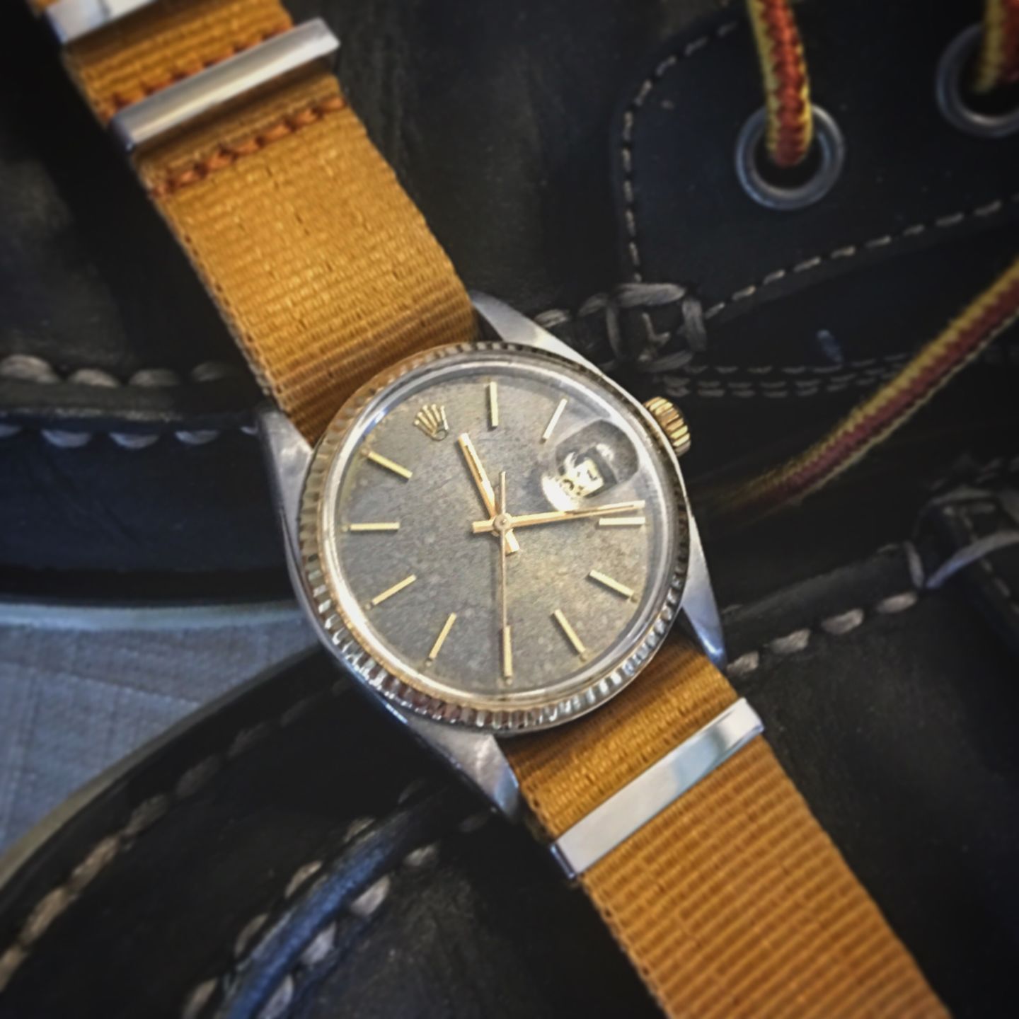 Customer photo review of AlphaShark Slim - Camel