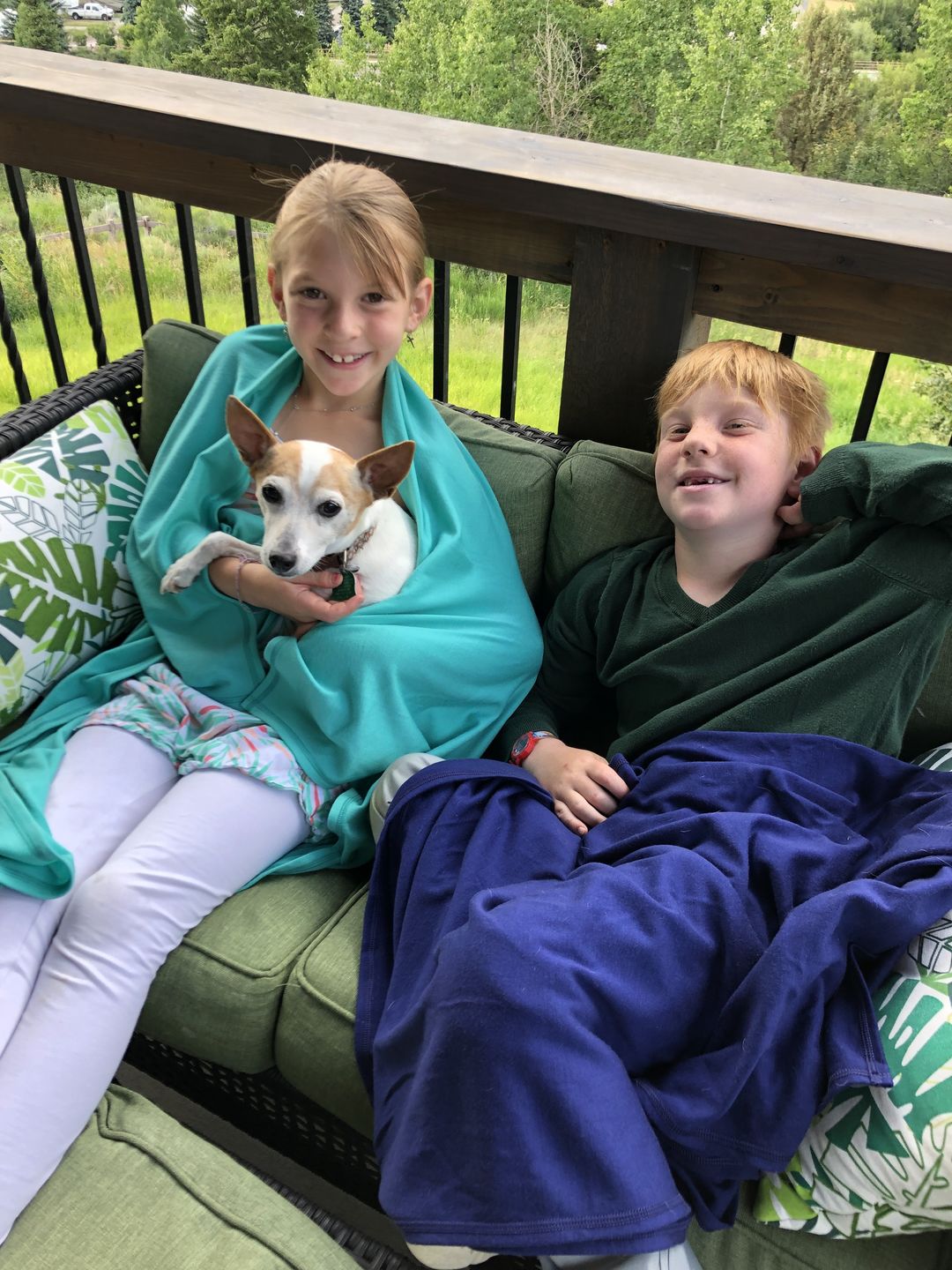 Customer photo review of adventure blanket