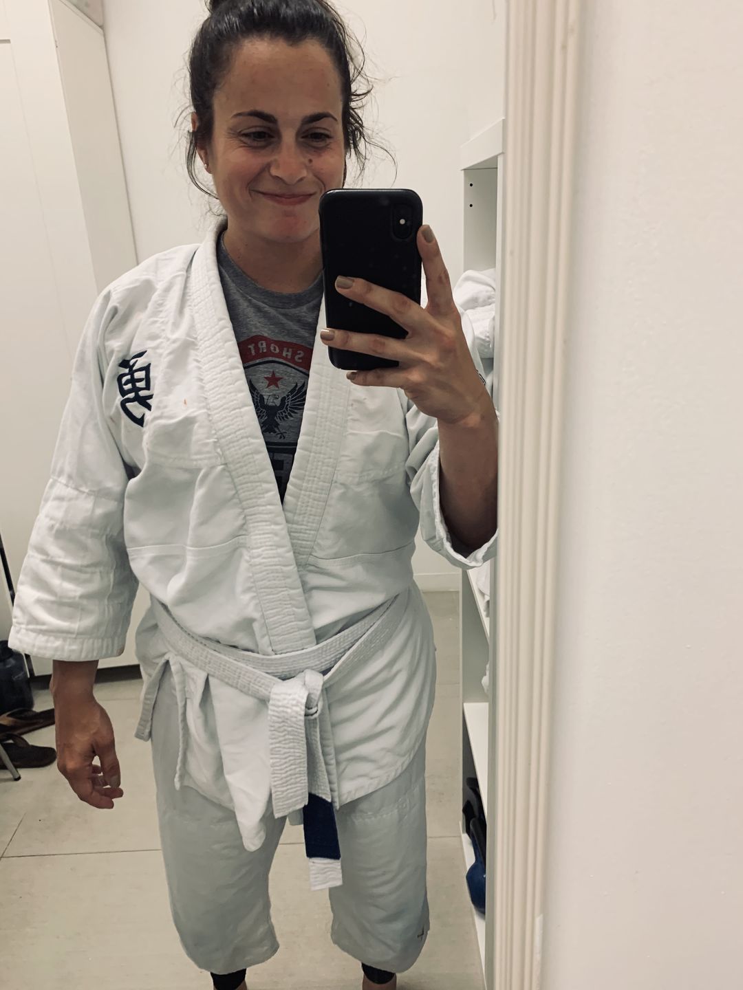 Customer photo review of WETSU Crafted Gray Triblend Shirt