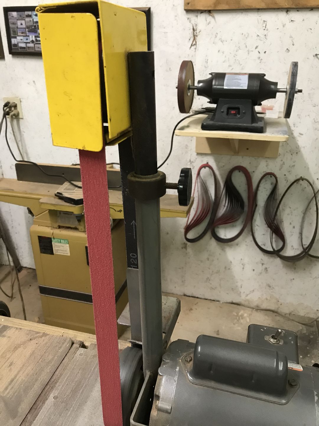 Customer photo review of 1" x 42" Sanding Belts for Stock Removal