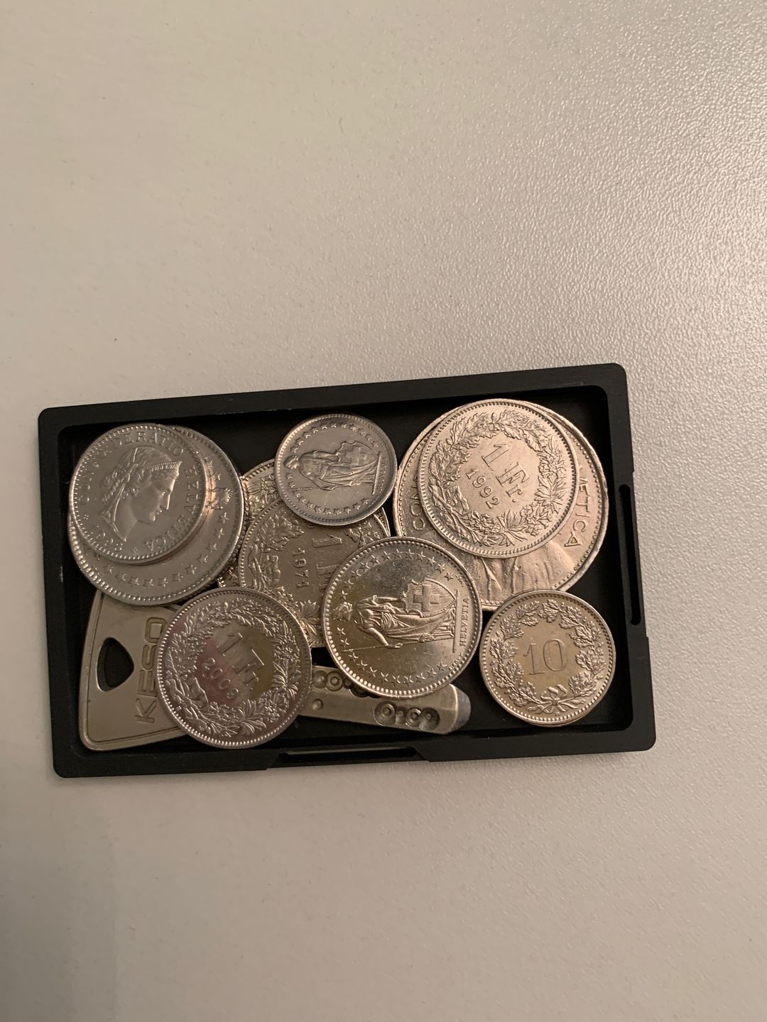 Customer photo review of Coin Compartments