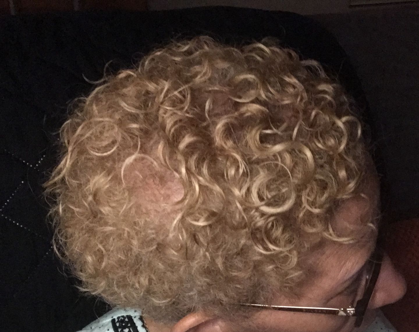 Customer photo review of Curly Hair Shampoo with Aloe Vera for Moisturizing Hair with Lavender Fragrance