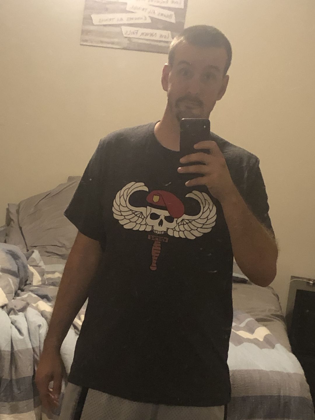 Customer photo review of OG Logo Shirt in Gray