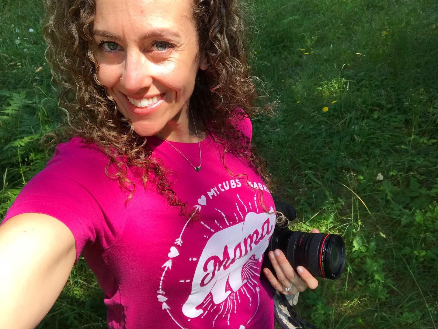 Customer photo review of PERSONALIZED Mama Bear Premium Tees