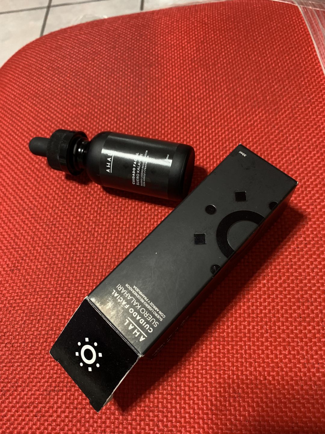 Customer photo review of Suero Humectante Facial con Kalahari