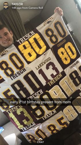 T-shirt quilt from lakewood high school by M from WA