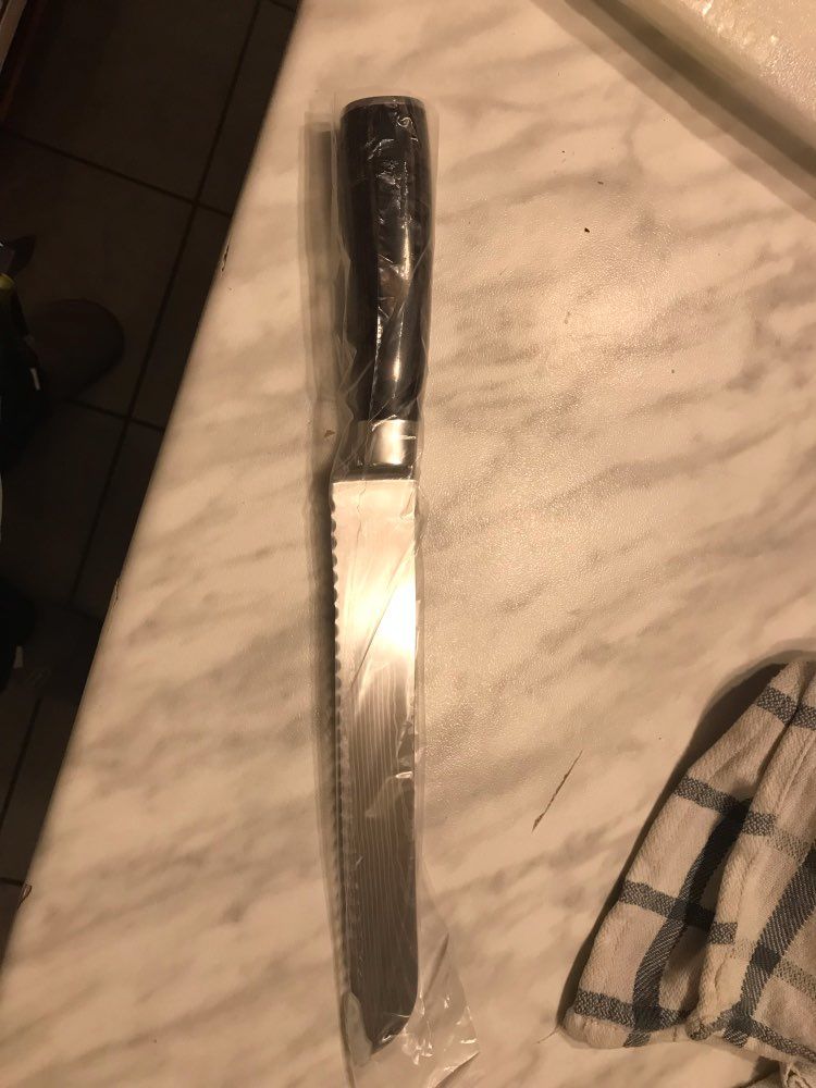 Customer photo review of Japanische Brot Messer