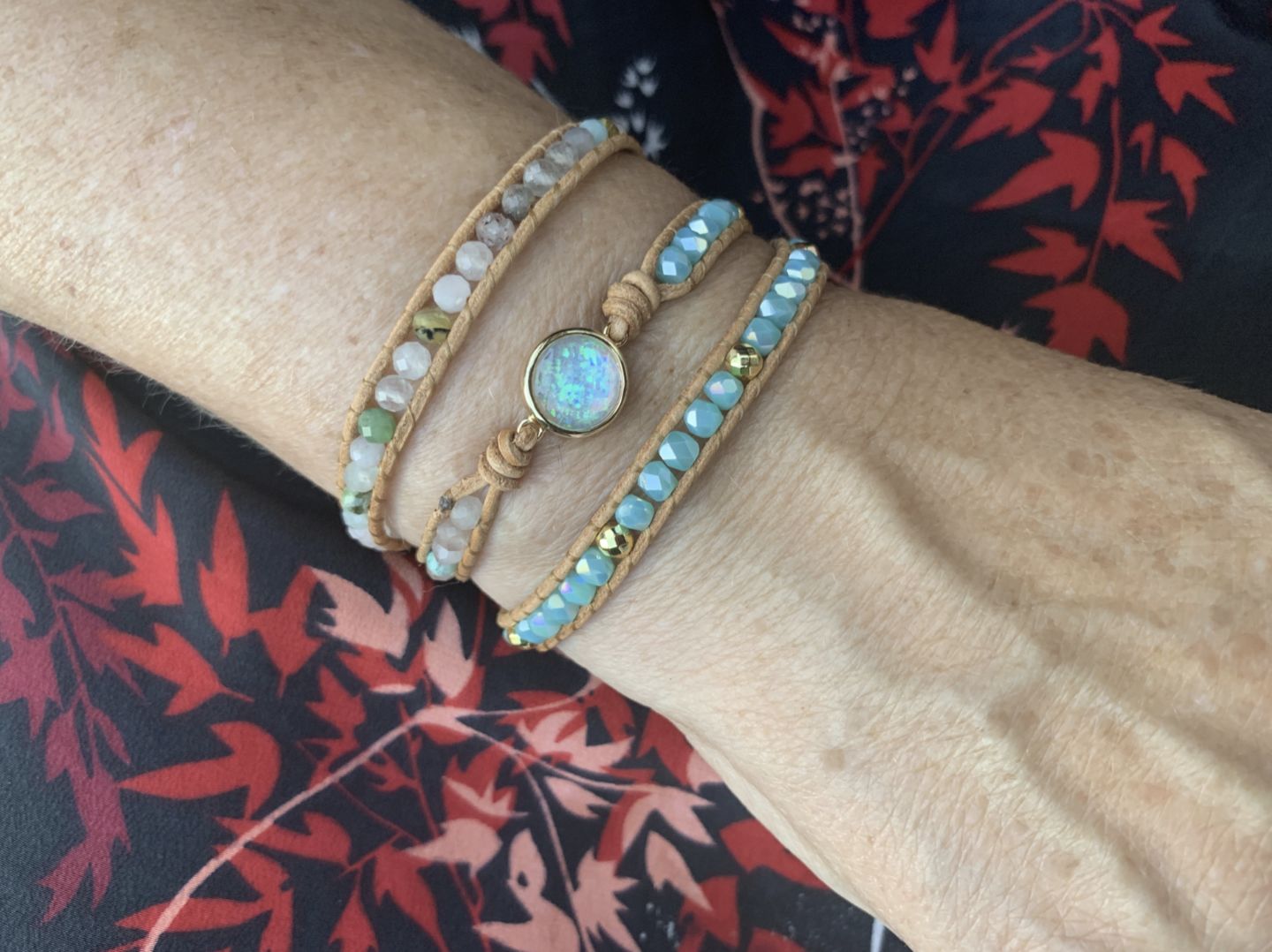Customer photo review of Moon Opal Boho - Armband