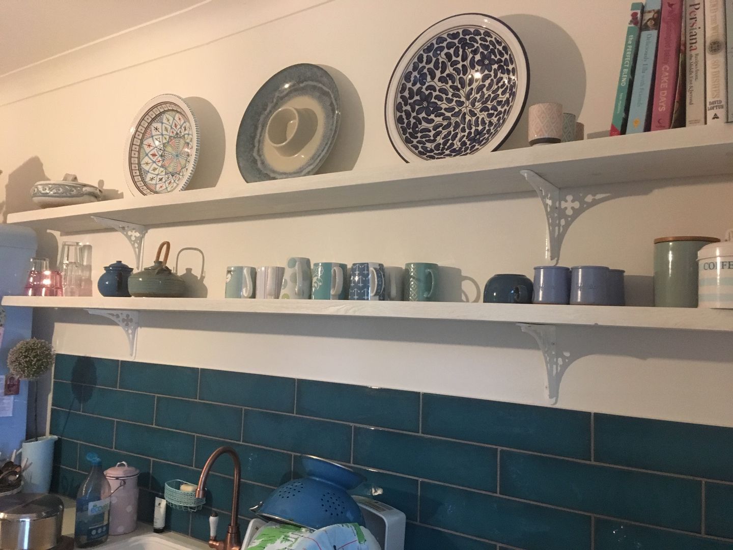 Customer photo review of 8 x 7 Inch Gothic Cast Iron Shelf Bracket