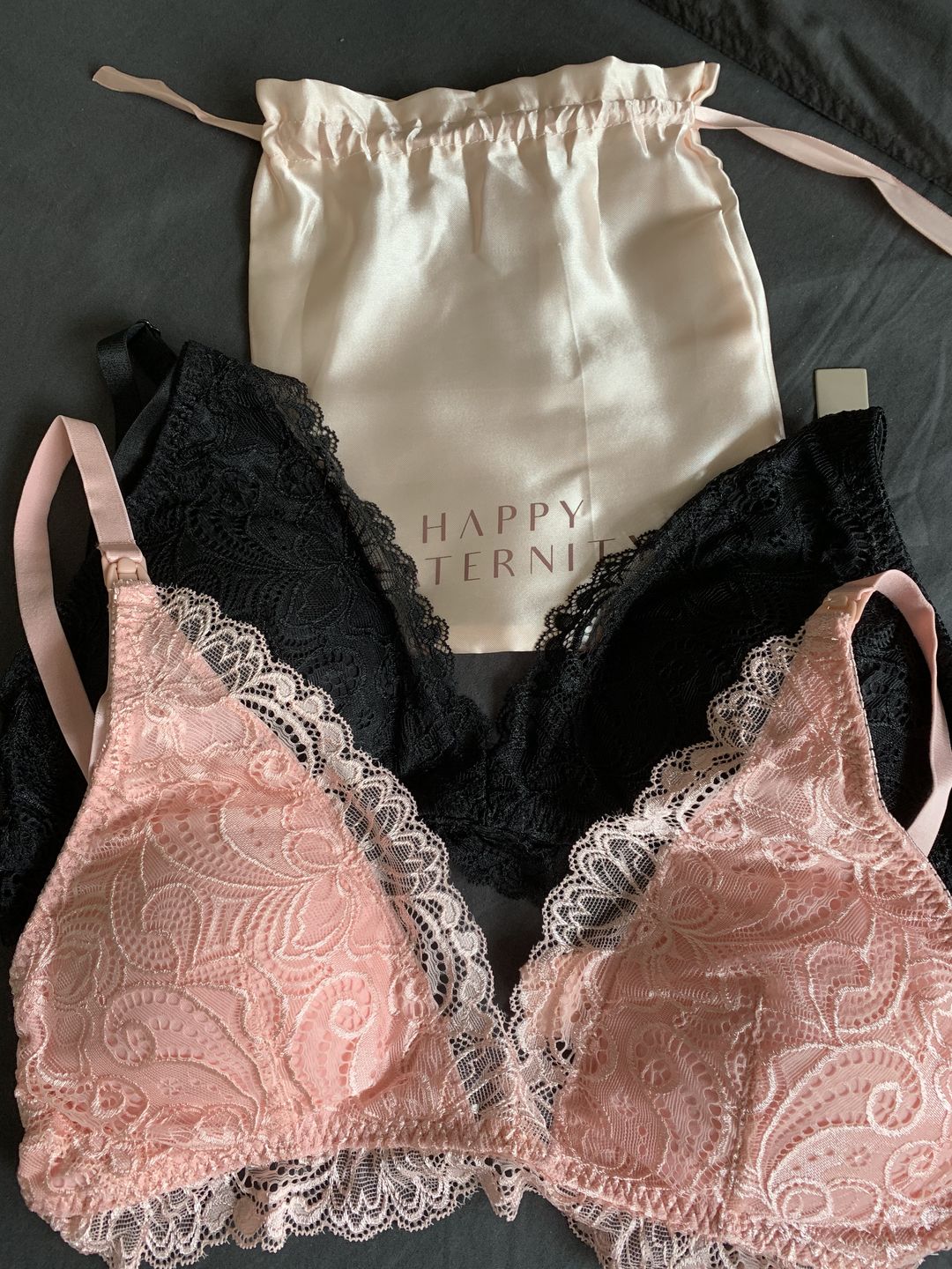 Customer photo review of Avery Dove Nursing Bralette