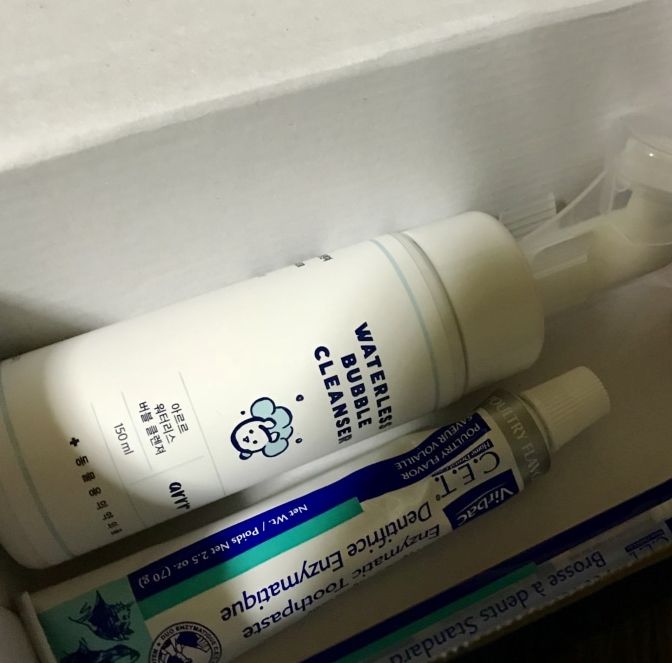 Customer photo review of arrr Waterless Bubble Cleanser