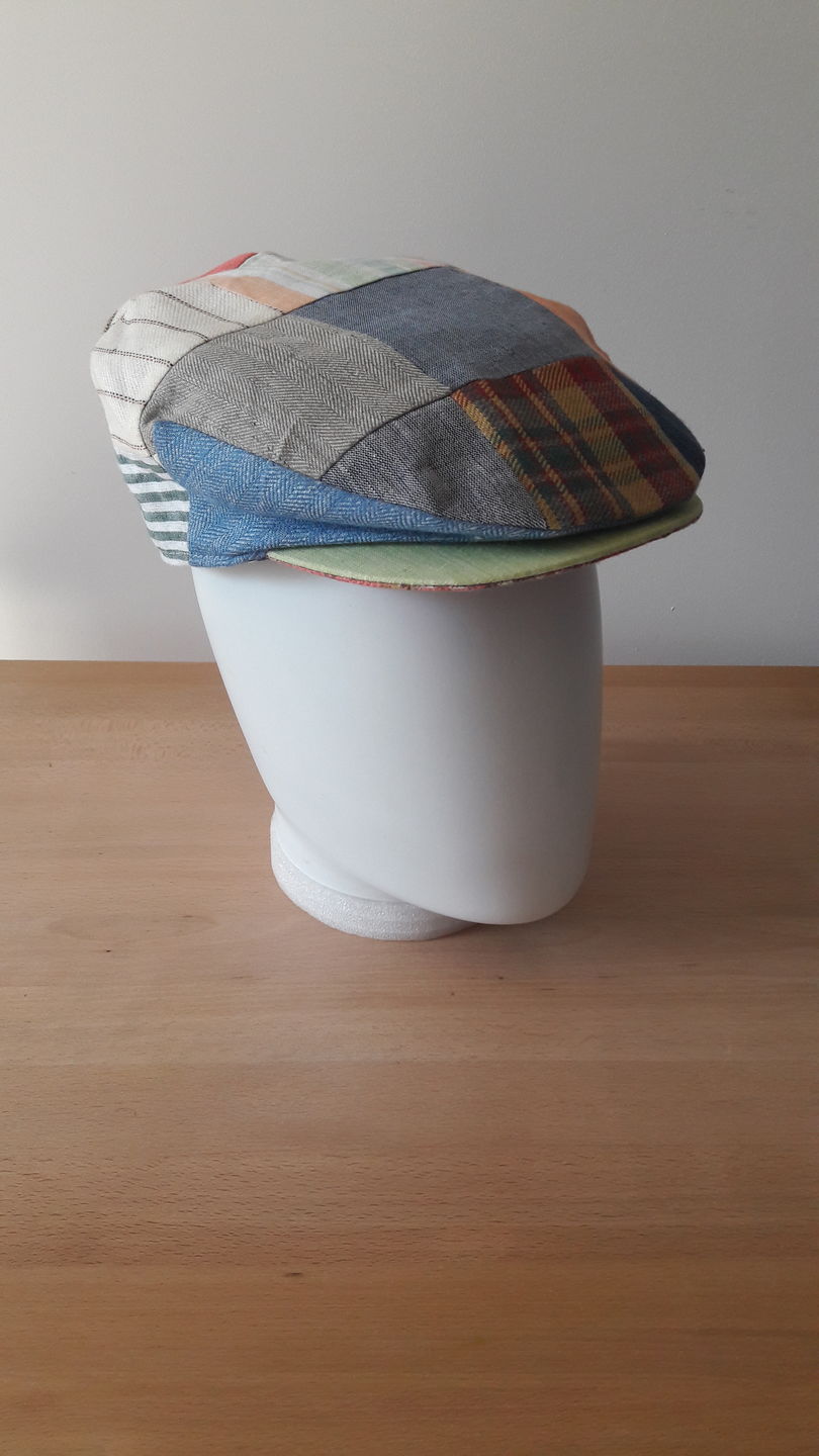 Customer photo review of Vintage Cap Patchwork Linen