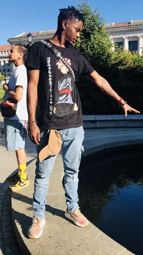 lakenzie checkered denim