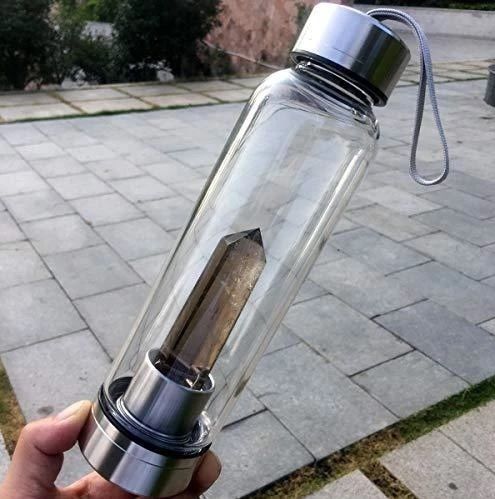 Customer photo review of Crystal Wand Water Bottle + Protective Sleeve (Stainless Steel)