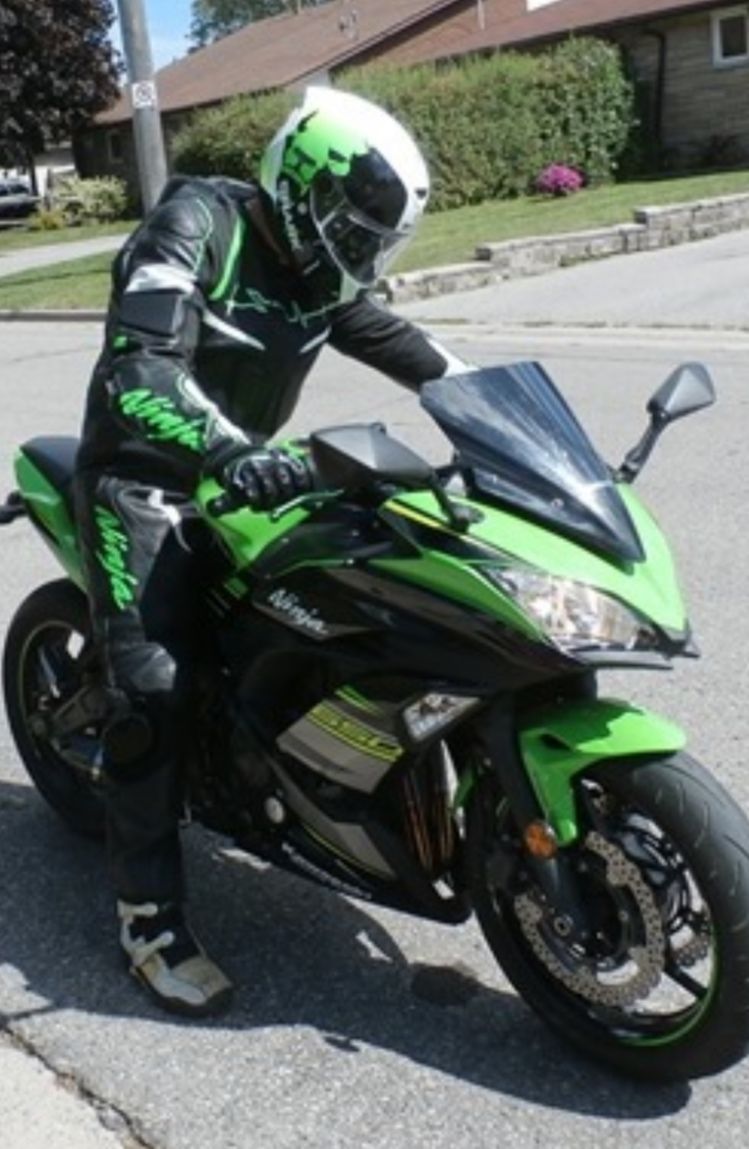 Customer photo review of A Custom Motorcycle Suit (YOUR DESIGN)