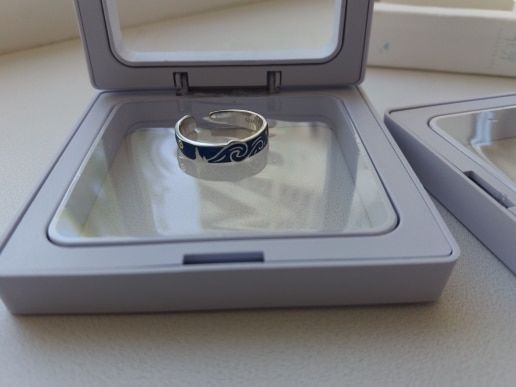 Customer photo review of Van Gogh The Starry Night Couple Rings