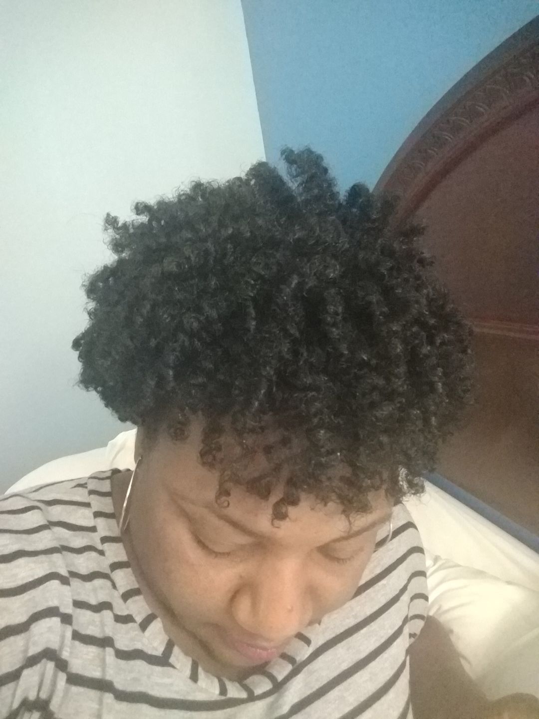 Customer photo review of Step 3: Divine Shine Moisture Lock & Frizz Fighter (For Tight Curls)