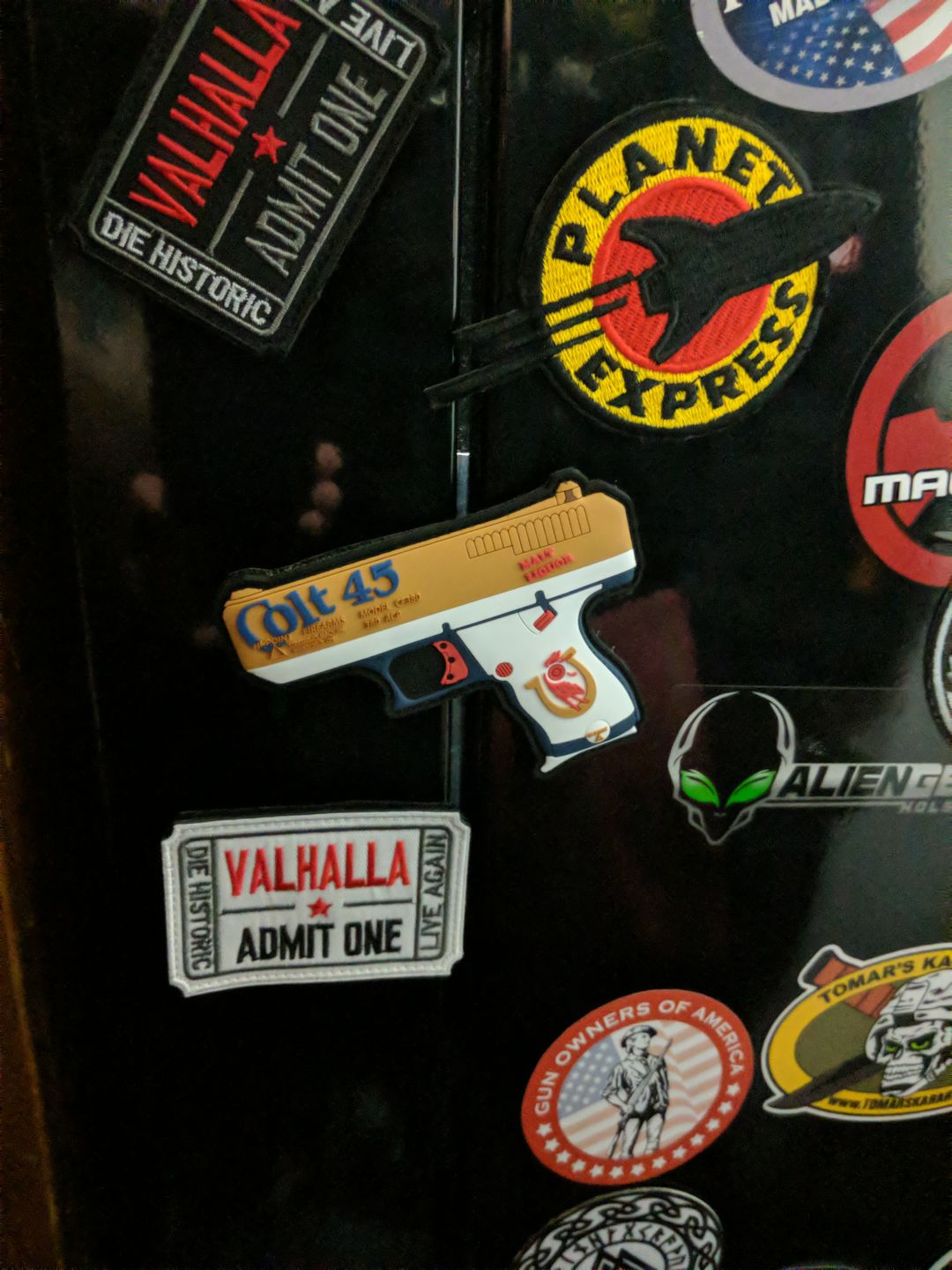 Customer photo review of Colt 45 Hi-Point Morale Patch