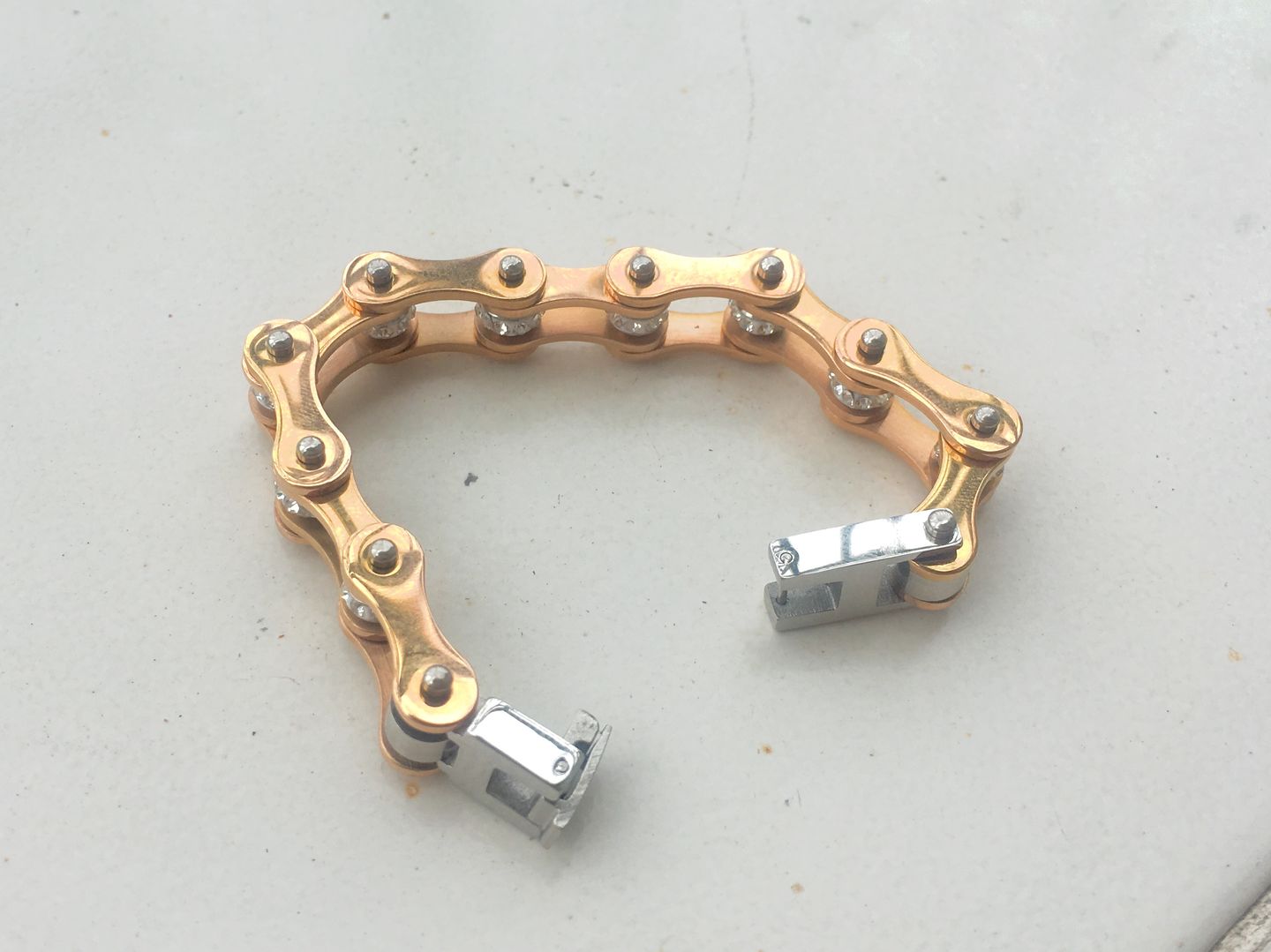 Customer photo review of Cycolinks Rose Gold Crystal Bracelet