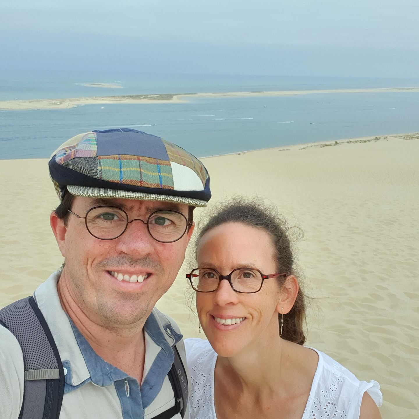 Customer photo review of Vintage Cap Patchwork Linen