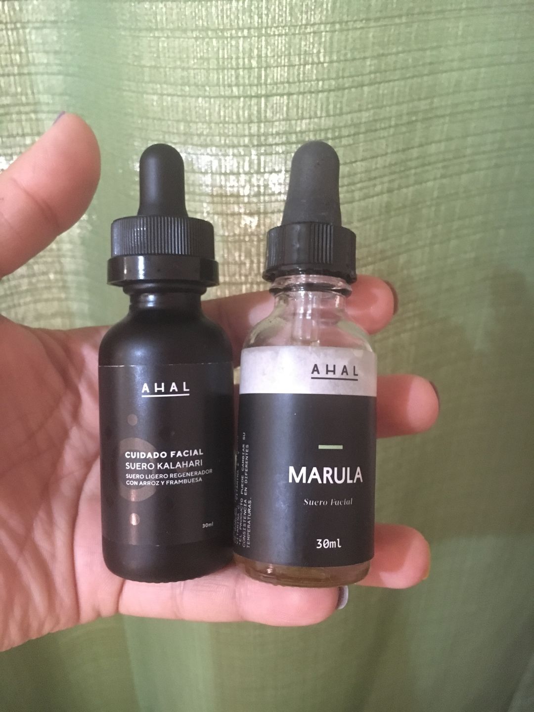 Customer photo review of Suero Humectante Facial con Kalahari