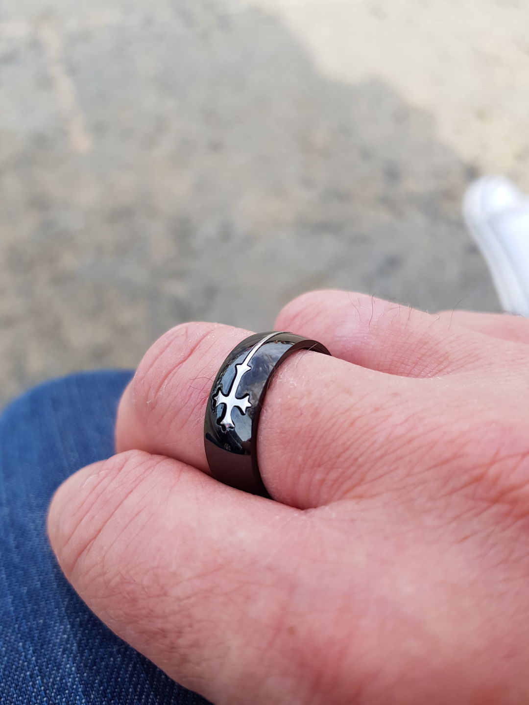 Customer photo review of Bague de la Guerre Sainte