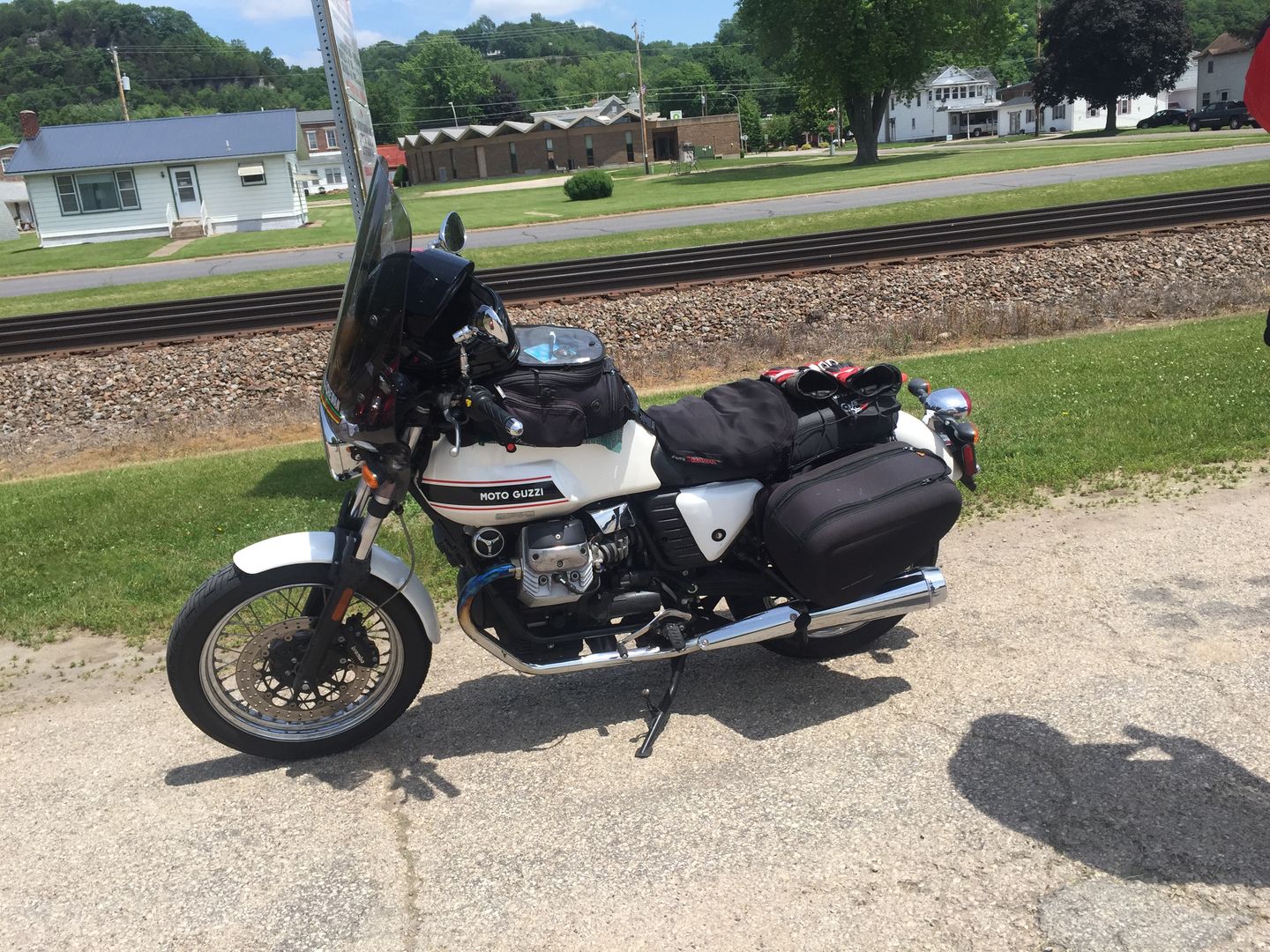 Customer photo review of Never Underestimate an Old Man with a Motorcycle 4" Decal