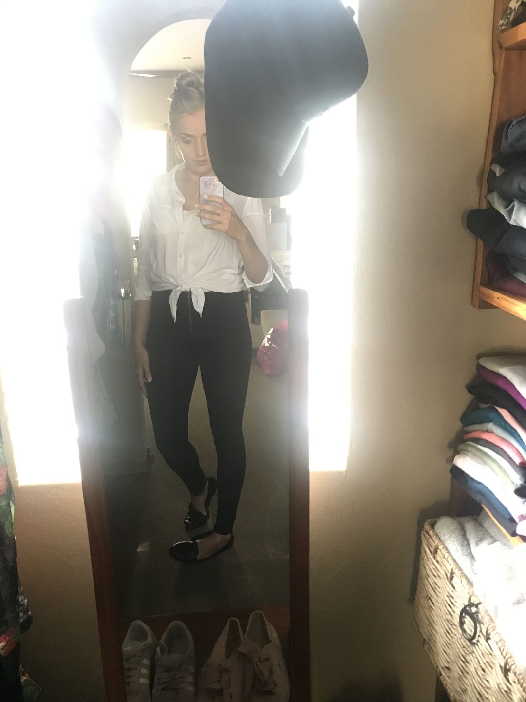 Customer photo review of High waist Butt lifting Jeggings - Black