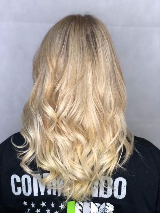 Customer photo review of Sunny Hair Tape in Extensions in Lightest Blonde Human Hair Extensions #60
