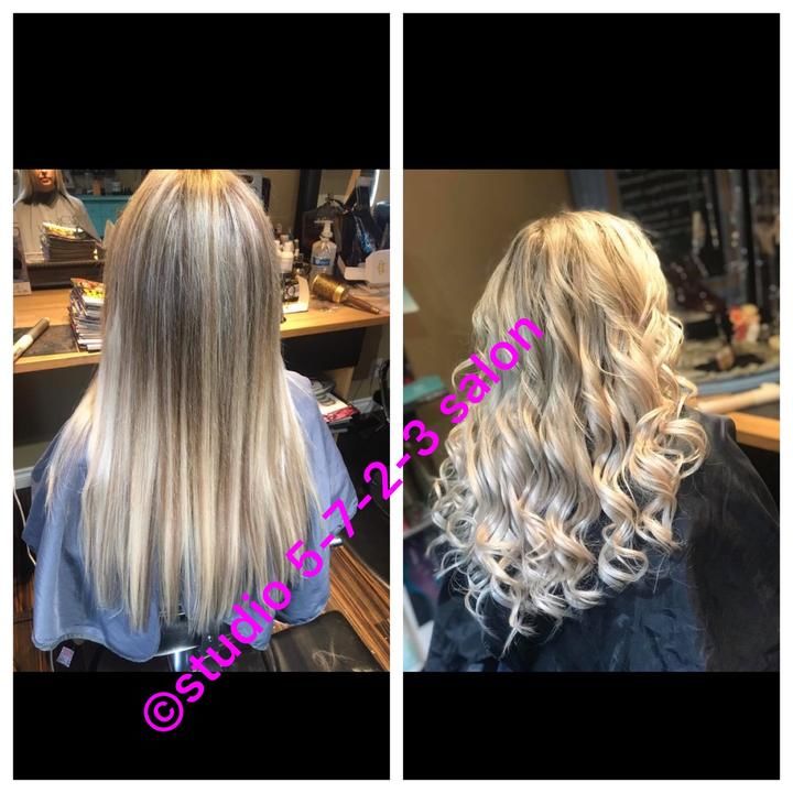 Customer photo review of Sunny Hair Tape in Extensions in Lightest Blonde Human Hair Extensions #60