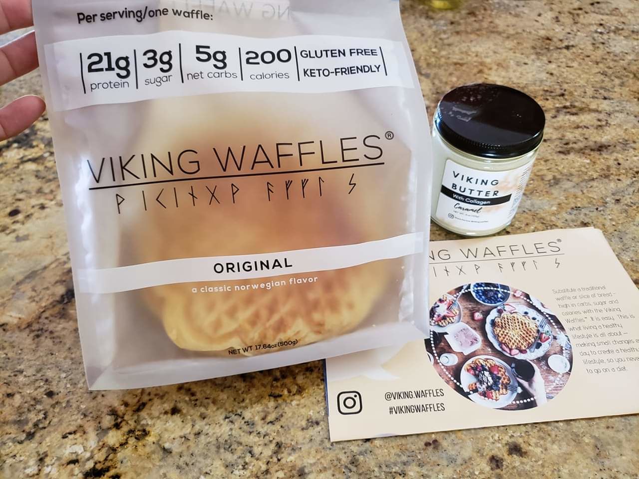 Customer photo review of Original Protein Viking Waffles (Keto-Friendly)